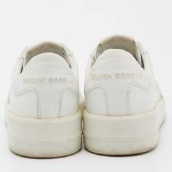 Golden Goose White Leather Pure Star Sneakers Size 36