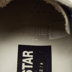 Pre Owned Golden Goose White Leather Superstar Sneakers Size 39