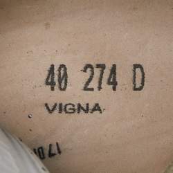 Pre Owned Golden Goose Multicolor Leather and Glitter Hi Star Sneakers Size 40