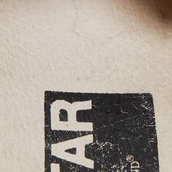 Pre Owned Golden Goose White Leather Superstar Sneakers Size 37