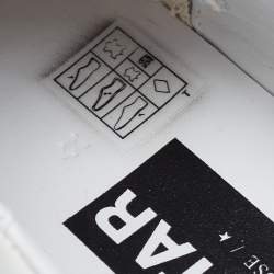 Pre Owned Golden Goose White Leather and Calf Hair PureStar Sneakers Size 41