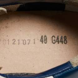 Pre Owned Golden Goose White/Grey Suede and Leather Super Star Sneakers Size 40