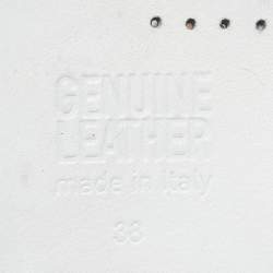 Pre Owned Golden Goose Beige Suede Superstar Low Top Sneakers Size 38