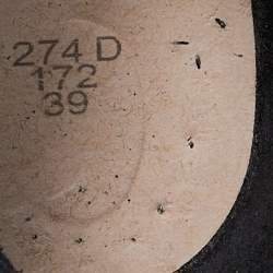 Pre Owned Golden Goose Black Leather Superstar Sneakers Size 39