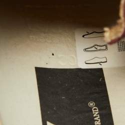 Pre Owned Golden Goose Purple Leather and Suede Sequin May Sneakers Size 39