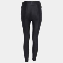 Pre Owned Good American Black Nylon Leggings XS