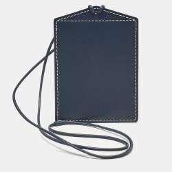 Goyard Navy Blue Goyardine Coated Canvas and Leather Vénus Bag Mirror