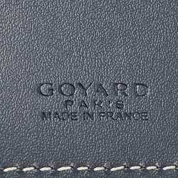 Goyard Navy Blue Goyardine Coated Canvas and Leather Vénus Bag Mirror