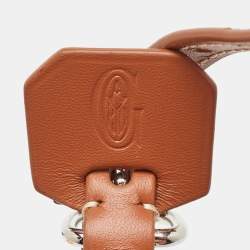 Pre Owned Goyard Black/Brown Goyardine Coated Canvas and Leather Wrap Edmond Bracelet