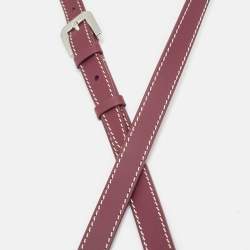 Pre Owned Goyard PM Bag Shoulder Strap Burgundy Leather