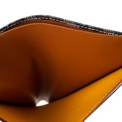 Goyard Dark Brown Goyardine Coated Canvas Grenelle Passport Holder