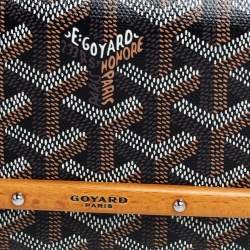 Goyard Black Goyardine Coated Canvas and Leather Monte Carlo Phone Case