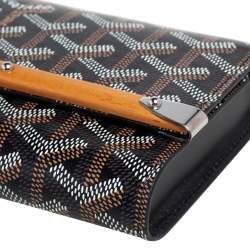 Goyard Black Goyardine Coated Canvas and Leather Monte Carlo Phone Case