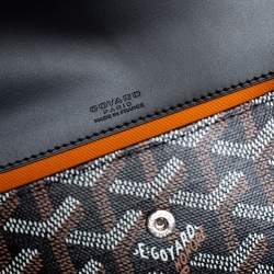 Goyard Black Goyardine Coated Canvas and Leather Monte Carlo Phone Case