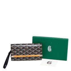 Goyard Black Goyardine Coated Canvas and Leather Monte Carlo Phone Case
