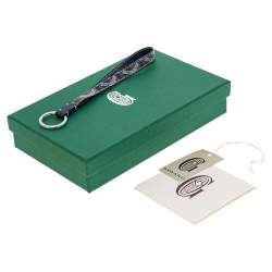 Goyard Blue Goyardine Coated Canvas Sesame Key Holder