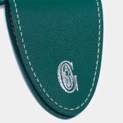 Goyard Green Leather Bag Clip