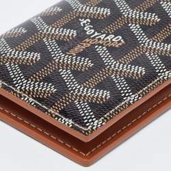 Goyard Brown Goyardine Coated Canvas Saint Pierre Bifold Card Holder 