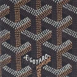 Goyard Brown Goyardine Coated Canvas Saint Pierre Bifold Card Holder 