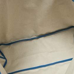Goyard Blue Goyardine Coated Canvas and Leather Saint Louis PM Tote