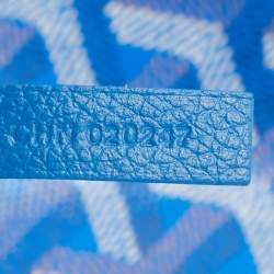 Goyard Blue Goyardine Coated Canvas and Leather Saint Louis PM Tote