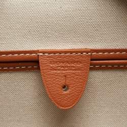 Pre Owned Goyard Brown Goyardine Coated Canvas and Leather Artois PM Tote