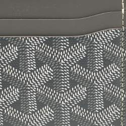 Goyard Grey Coated Canvas and Leather Saint Sulpice Card Holder