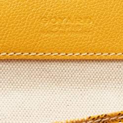 Goyard Yellow Goyardine Coated Canvas and Leather Saint Louis PM Tote