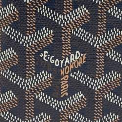 Goyard Blue Goyardine Coated Canvas Saint Pierre Bifold Card Holder