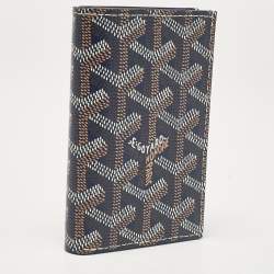 Goyard Blue Goyardine Coated Canvas Saint Pierre Bifold Card Holder