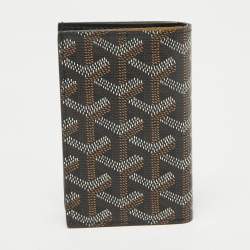 Goyard Black Goyardine Coated Canvas Saint Pierre Card Holder