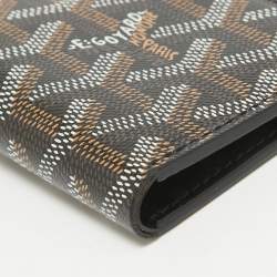 Goyard Black Goyardine Coated Canvas Saint Pierre Card Holder