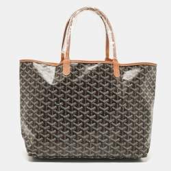 Goyard Brown Goyardine Coated Canvas and Leather Saint Louis PM Tote