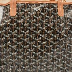 Goyard Brown Goyardine Coated Canvas and Leather Saint Louis PM Tote