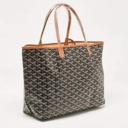 Goyard Brown Goyardine Coated Canvas and Leather Saint Louis PM Tote