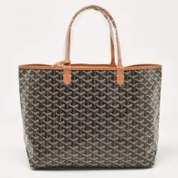 Goyard Brown Goyardine Coated Canvas and Leather Saint Louis PM Tote