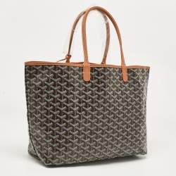 Goyard Brown Goyardine Coated Canvas and Leather Saint Louis PM Tote