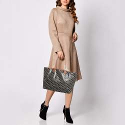 Goyard Brown Goyardine Coated Canvas and Leather Saint Louis PM Tote