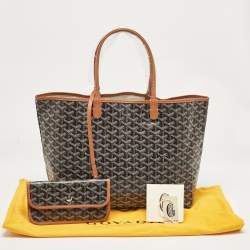 Goyard Brown Goyardine Coated Canvas and Leather Saint Louis PM Tote