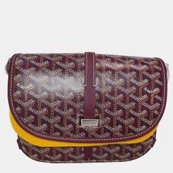 Goyard Burgundy Belvedere PM Bag