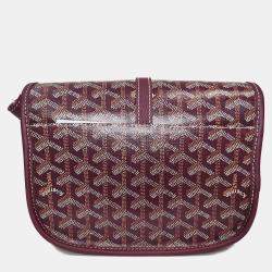 Goyard Burgundy Belvedere PM Bag