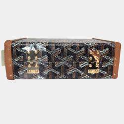 Goyard Minaudiere Goyardine Canvas Trunk Bag