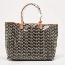 Goyard Brown Goyardine Coated Canvas and Leather Saint Louis PM Tote