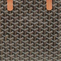 Goyard Brown Goyardine Coated Canvas and Leather Saint Louis PM Tote