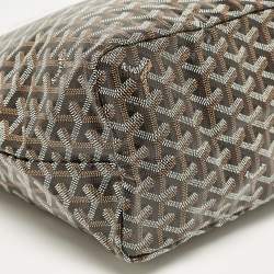 Goyard Black Goyardine Coated Canvas and Leather Saint Louis PM Tote