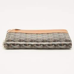 Goyard Brown Goyardine Coated Canvas Matignon GM Wallet