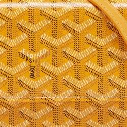 Goyard Yellow Goyardine Coated Canvas Varenne Continental Wallet