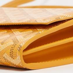 Goyard Yellow Goyardine Coated Canvas Varenne Continental Wallet