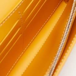 Goyard Yellow Goyardine Coated Canvas Varenne Continental Wallet