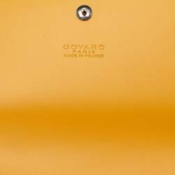 Goyard Yellow Goyardine Coated Canvas Varenne Continental Wallet